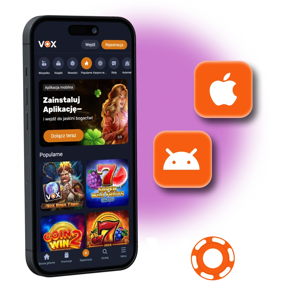 Dodaj VOX casino jako PWA i graj wygodnie na telefonie.