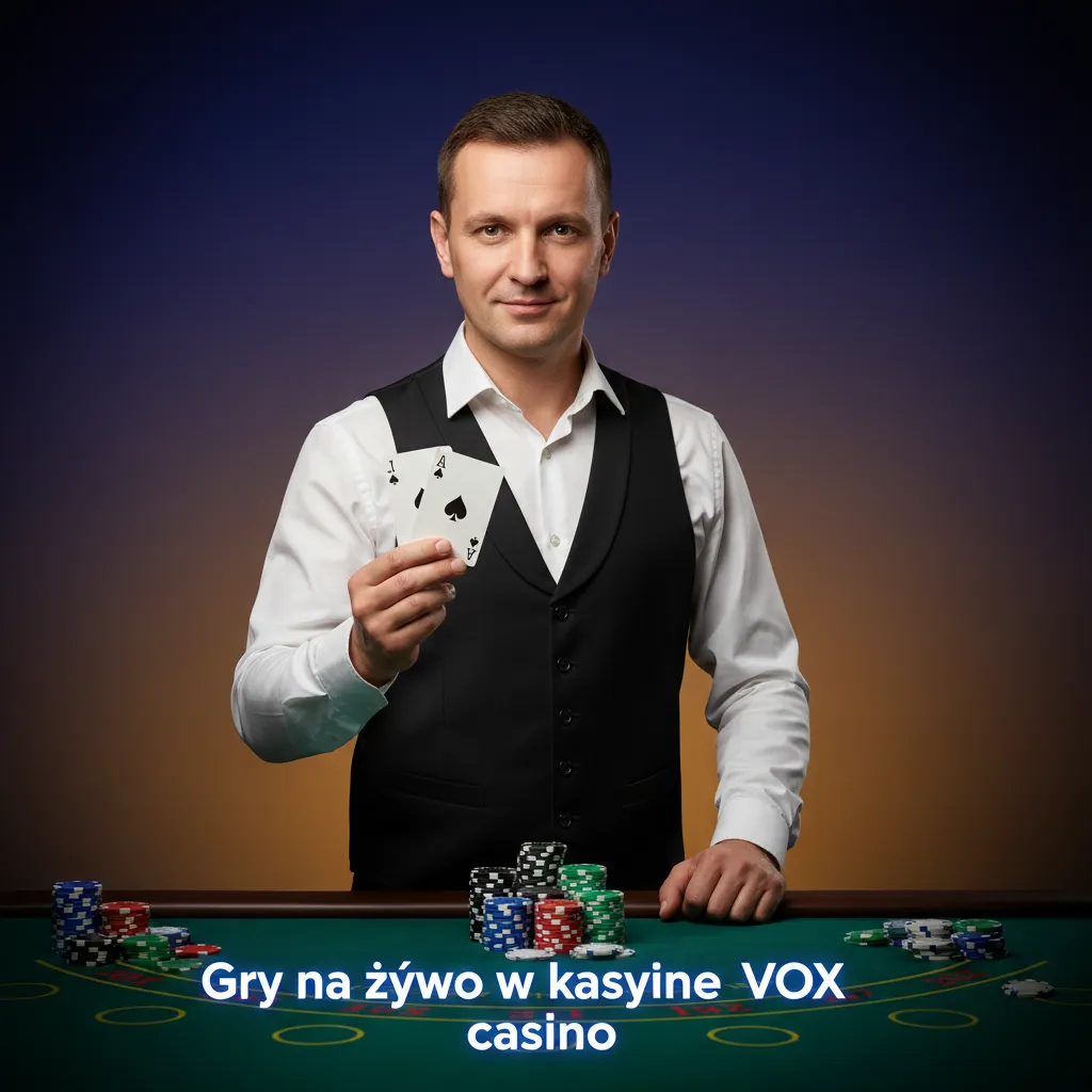 VOX Casino na żywo: ruletka, blackjack, bakarat, poker i gry TV; stoły VIP, krupierzy i 200+ gier na każdym urządzeniu.