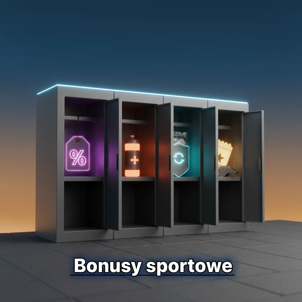 Bonusy sportowe: Zakład bez ryzyka 200 PLN, Boost AKO +30%, Cashback Live 10% do 300 PLN, freebet dnia 20 PLN.