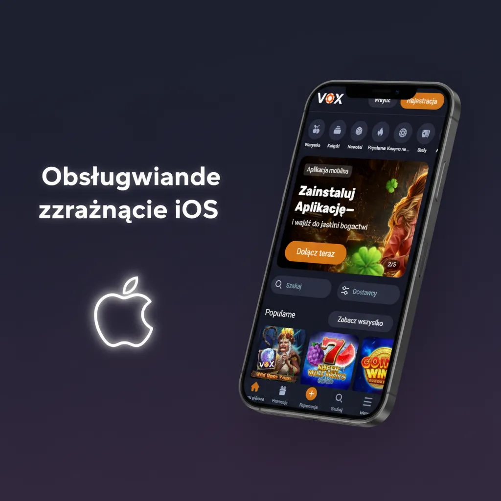 Obsługiwane urządzenia iOS: iPhone 15-11, XR, SE 3; iPad 10, Air 5, Pro 11. PWA VOX casino działa na iOS 12+ w Safari