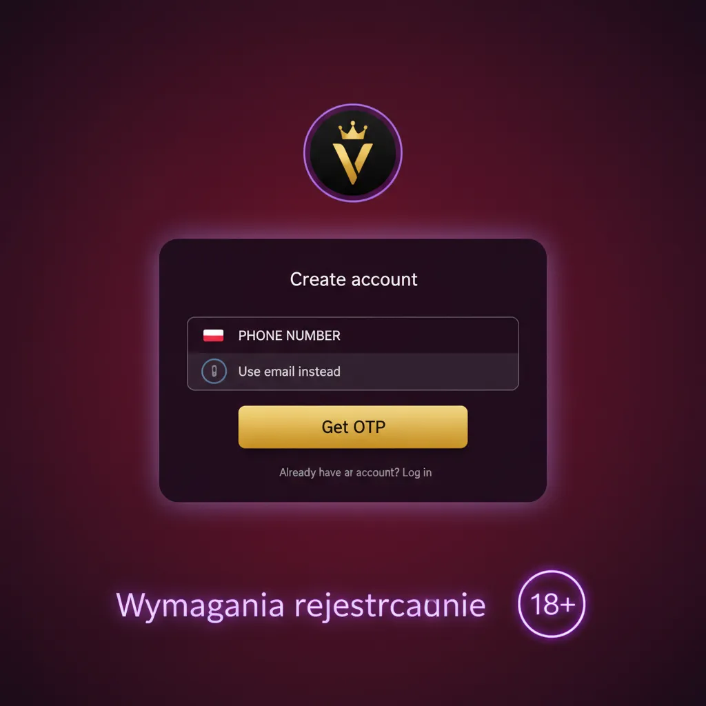 Wymagania rejestracyjne w Polsce: 18+, dane prawdziwe, KYC (ID i adres), jedno konto, własne metody płatności.